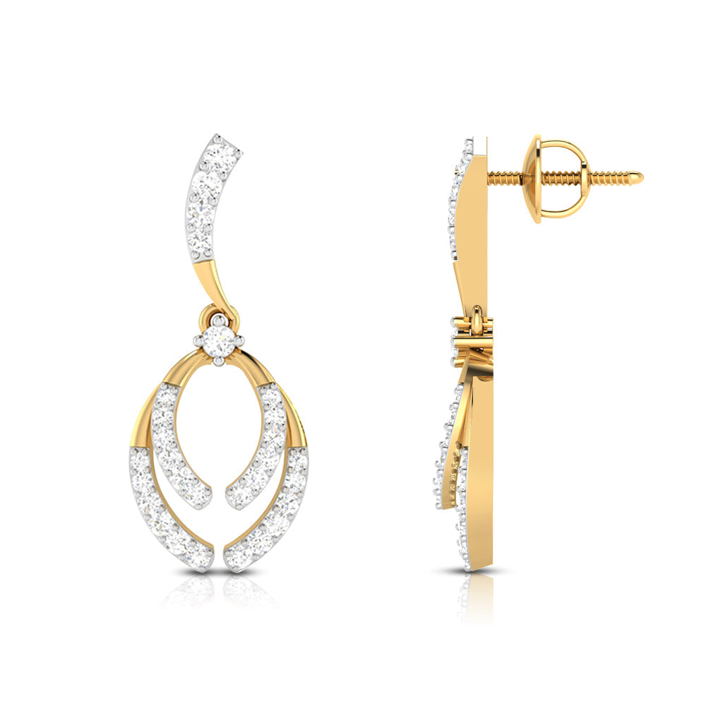 Latest earrings design Fascination Lab Grown Diamond Earrings Fiona Diamonds