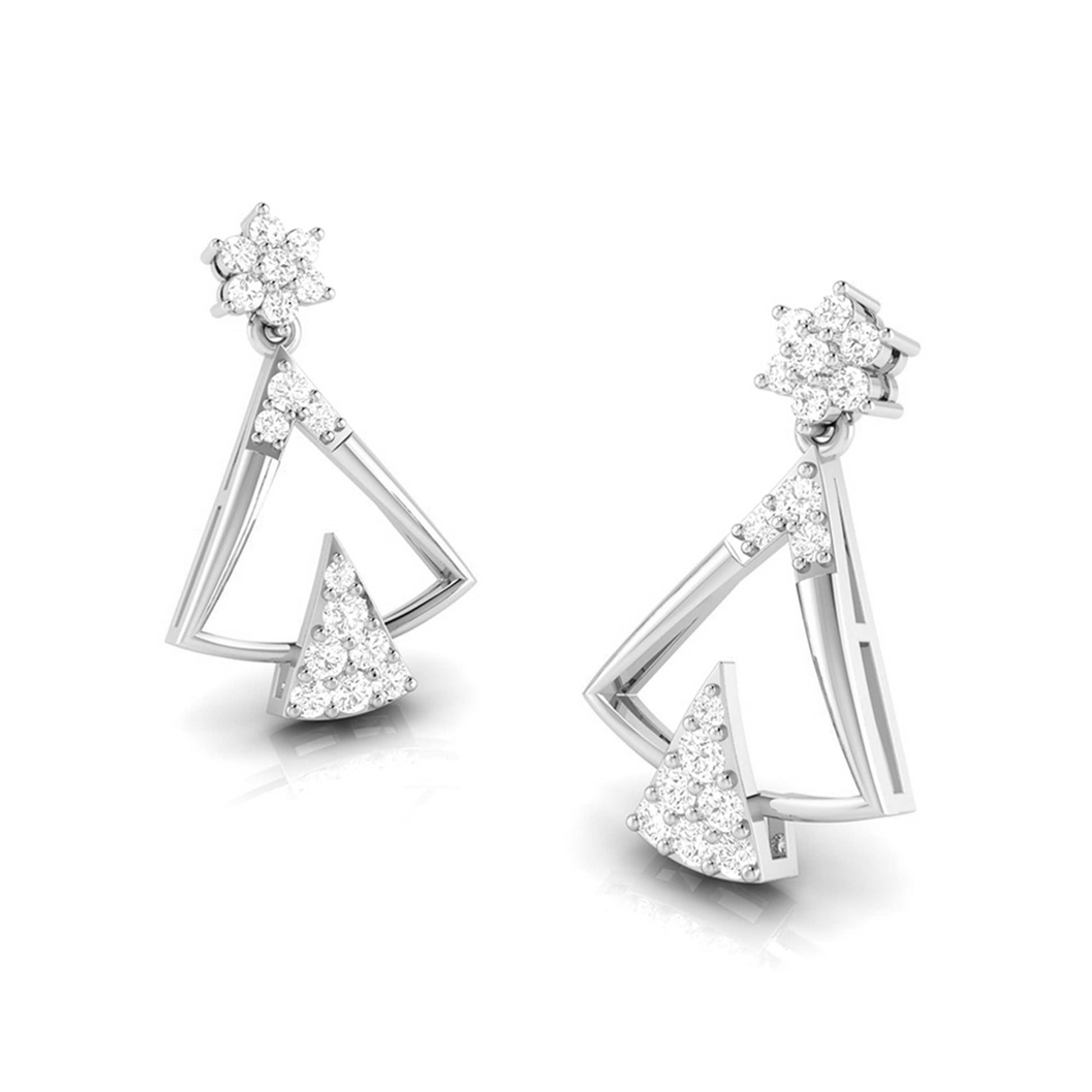 Latest earrings design Tuxy Lab Grown Diamond Earrings Fiona Diamonds