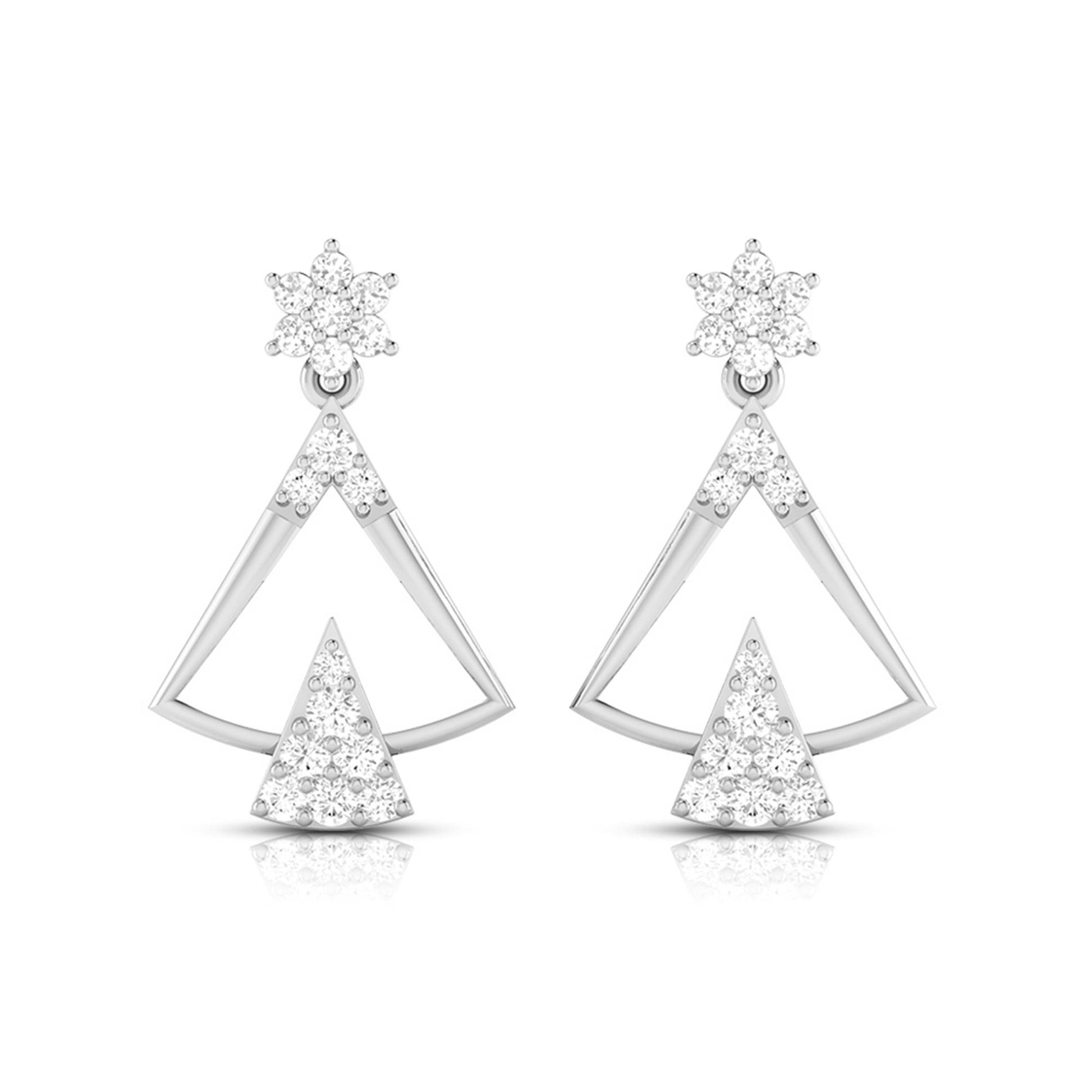 Latest earrings design Tuxy Lab Grown Diamond Earrings Fiona Diamonds