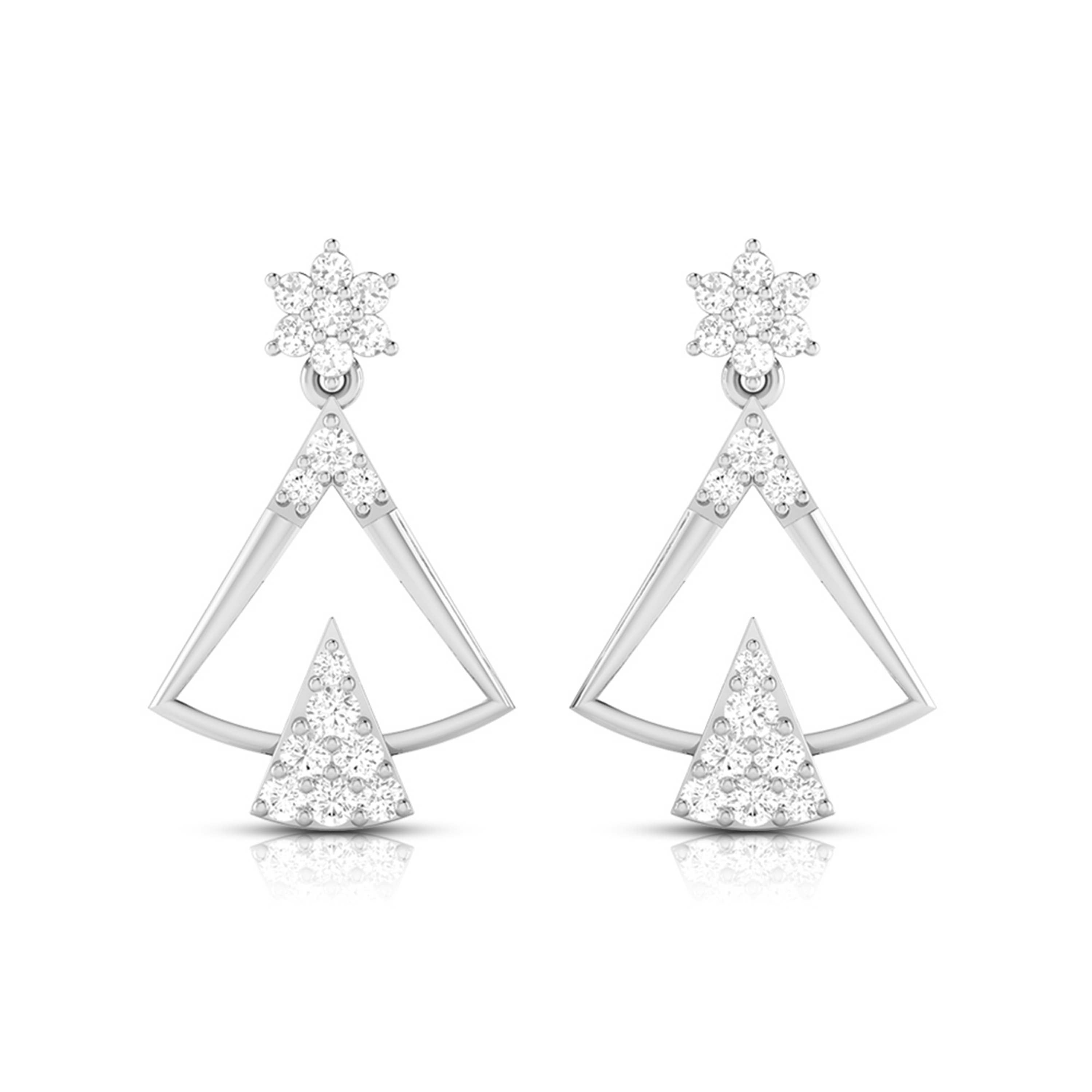 Latest earrings design Tuxy Lab Grown Diamond Earrings Fiona Diamonds