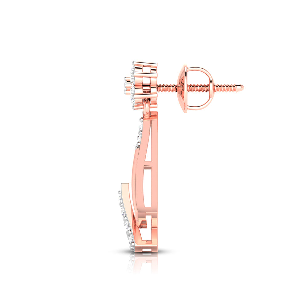Latest earrings design Tuxy Lab Grown Diamond Earrings Fiona Diamonds