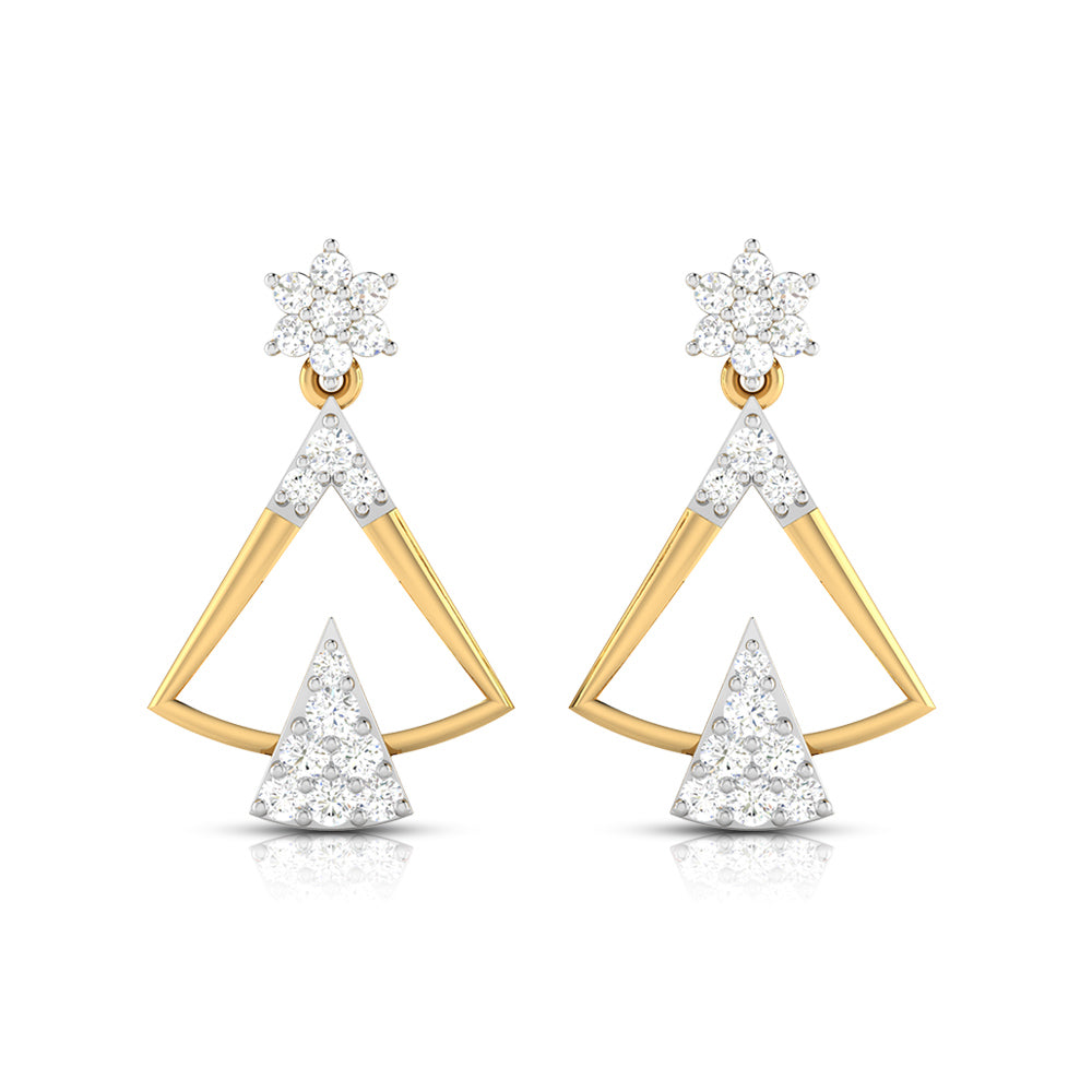 Latest earrings design Tuxy Lab Grown Diamond Earrings Fiona Diamonds