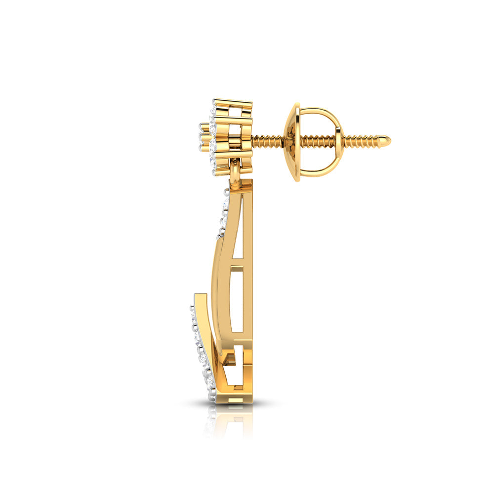 Latest earrings design Tuxy Lab Grown Diamond Earrings Fiona Diamonds