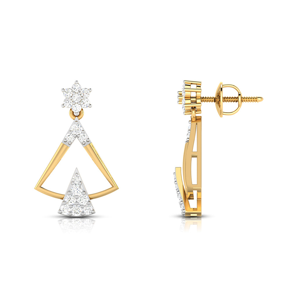 Latest earrings design Tuxy Lab Grown Diamond Earrings Fiona Diamonds
