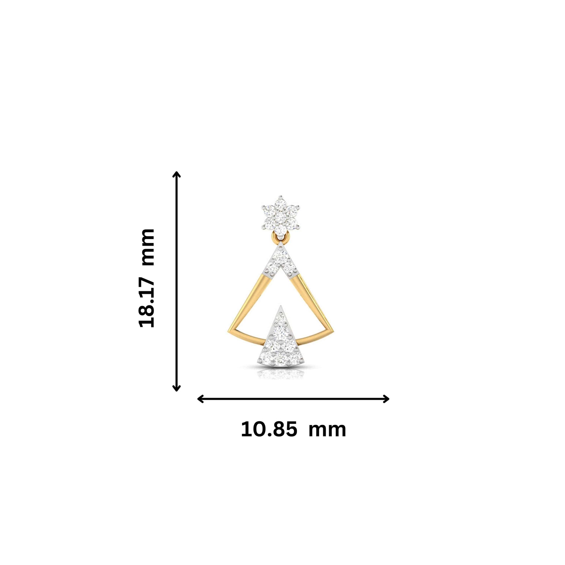 Latest earrings design Tuxy Lab Grown Diamond Earrings Fiona Diamonds