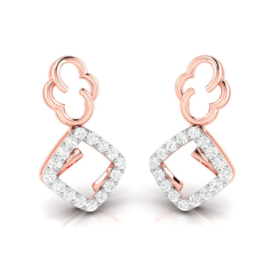 Load image into Gallery viewer, Designer earrings collection Polysemous Lab Grown Diamond Earrings Fiona Diamonds
