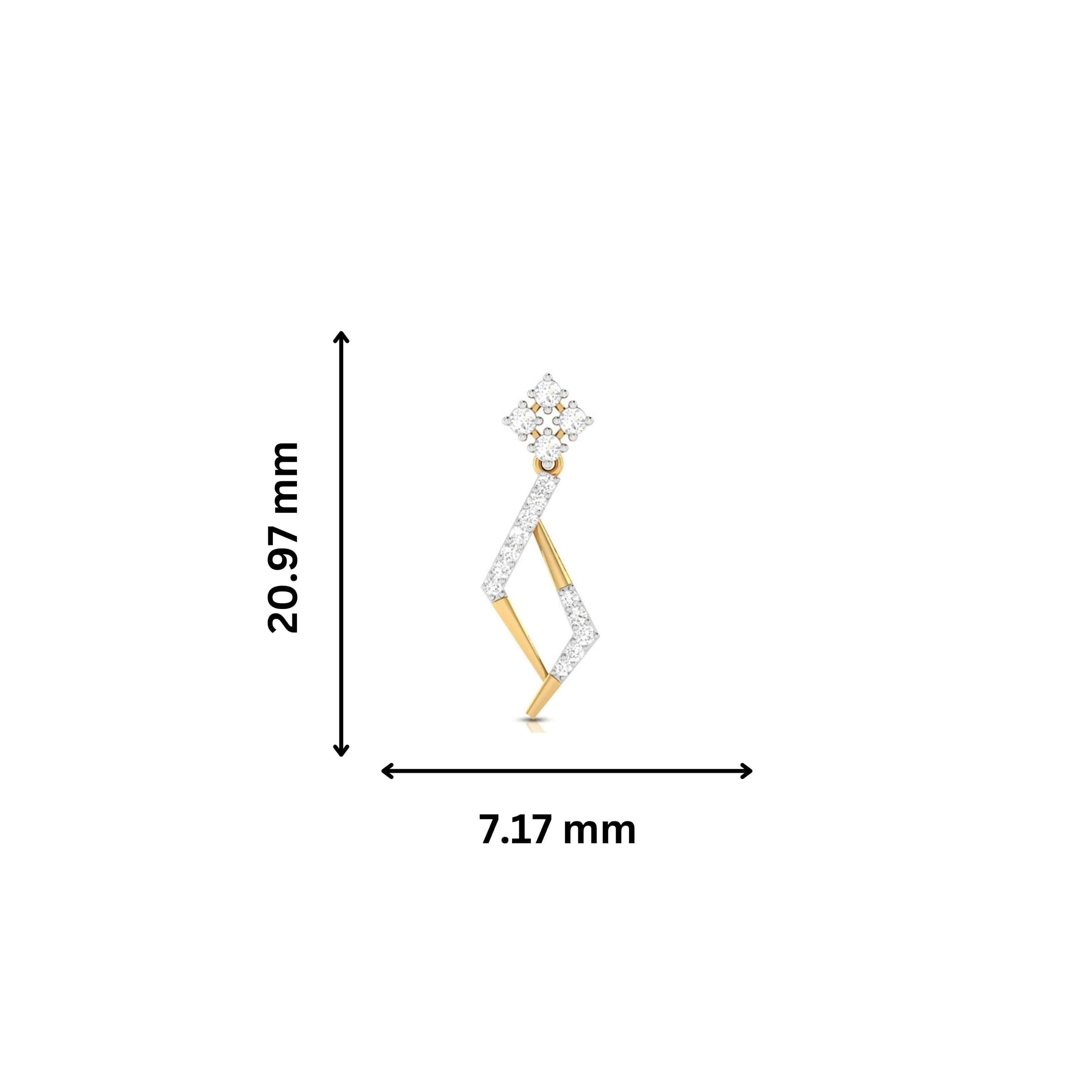 Small earrings design Frisky Lab Grown Diamond Earrings Fiona Diamonds