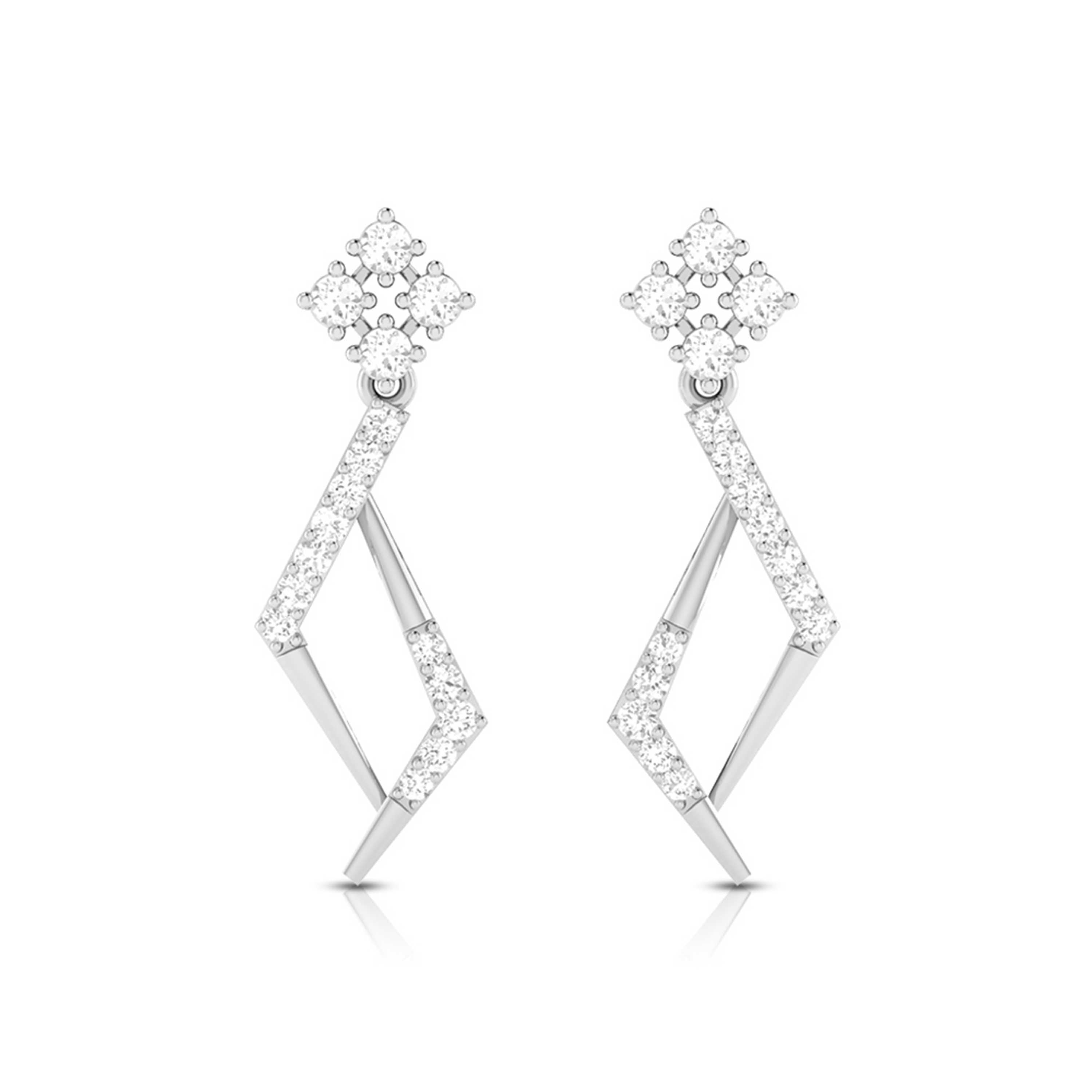 Small earrings design Frisky Lab Grown Diamond Earrings Fiona Diamonds