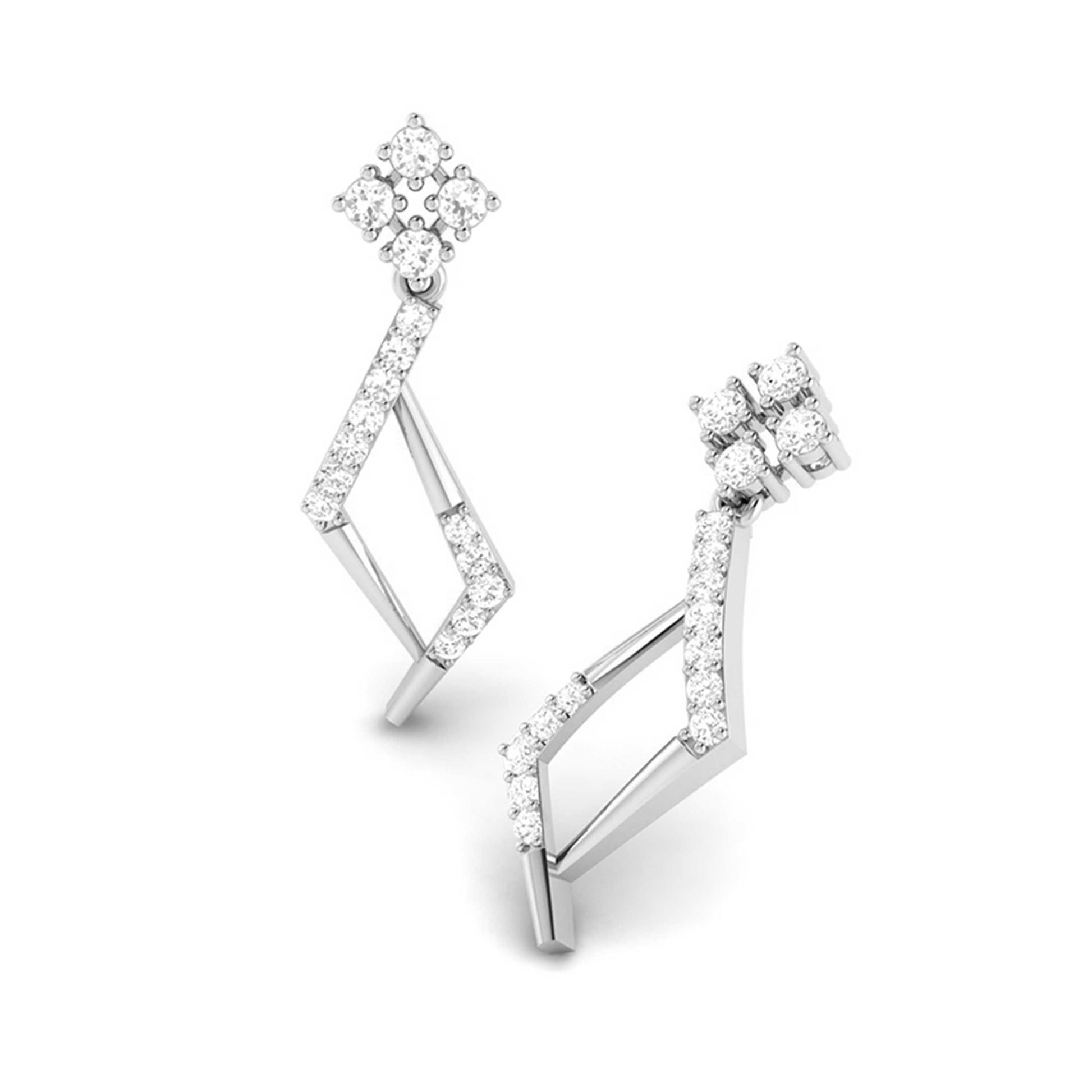 Small earrings design Frisky Lab Grown Diamond Earrings Fiona Diamonds