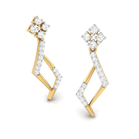Small earrings design Frisky Lab Grown Diamond Earrings Fiona Diamonds