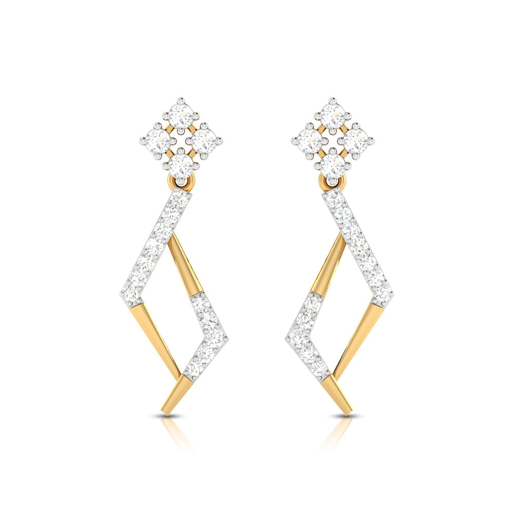 Small earrings design Frisky Lab Grown Diamond Earrings Fiona Diamonds