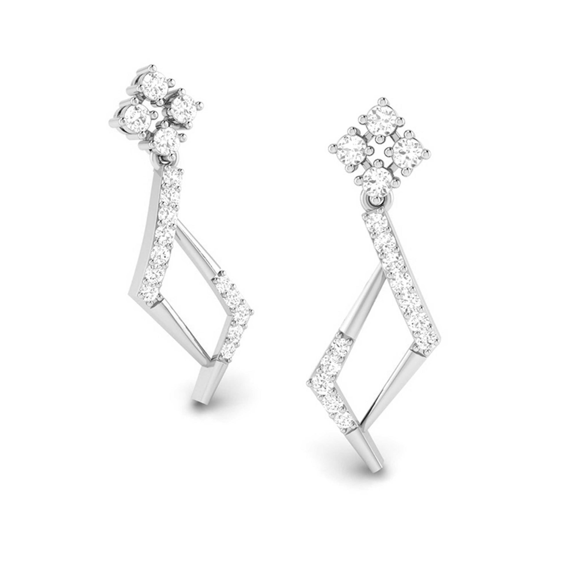 Small earrings design Frisky Lab Grown Diamond Earrings Fiona Diamonds