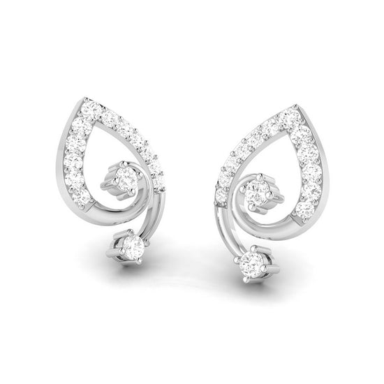 Load image into Gallery viewer, Designer earrings collection Fuzzy Lab Grown Diamond Earrings Fiona Diamonds

