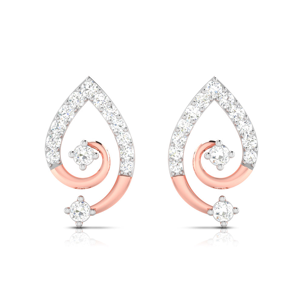 Designer earrings collection Fuzzy Lab Grown Diamond Earrings Fiona Diamonds