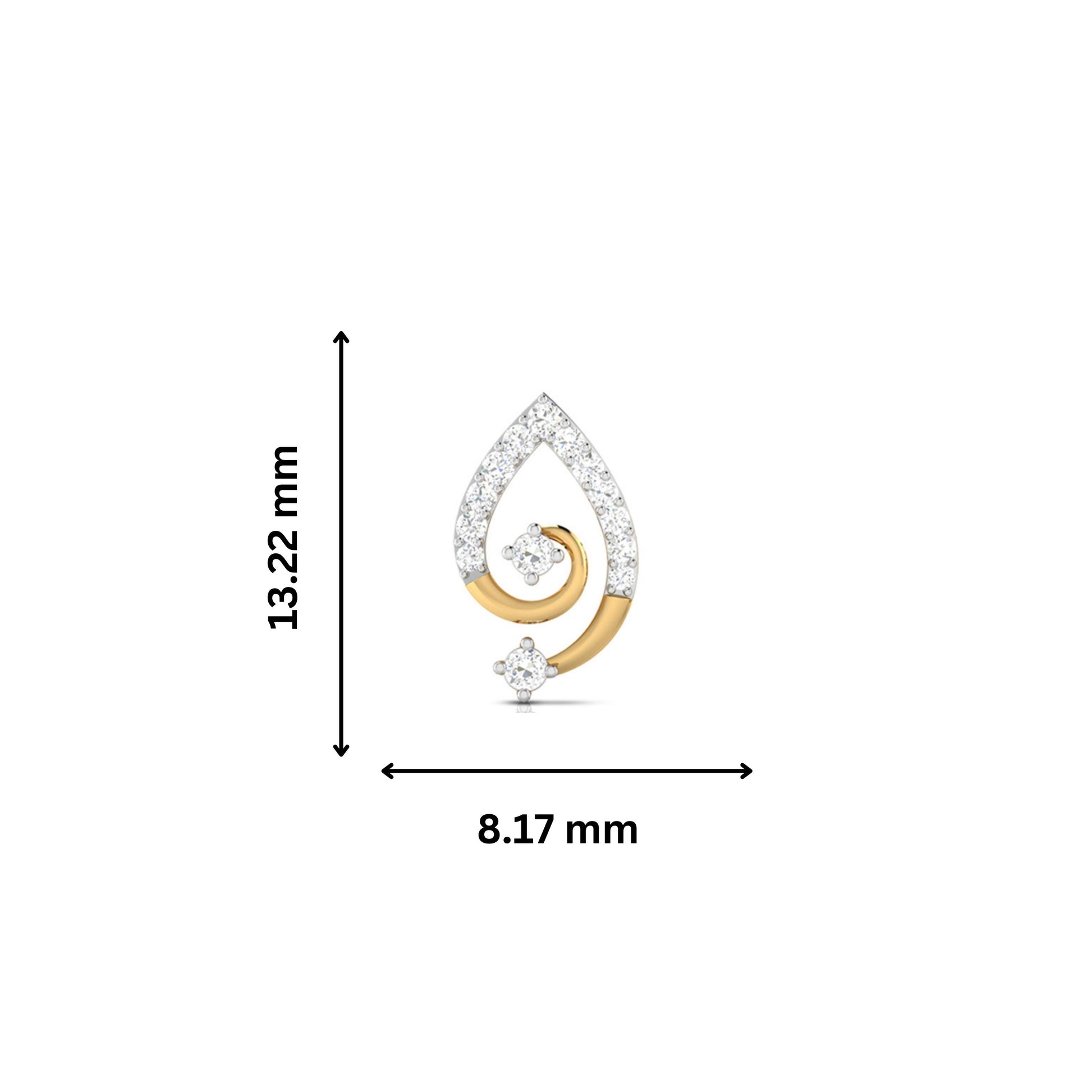Designer earrings collection Fuzzy Lab Grown Diamond Earrings Fiona Diamonds