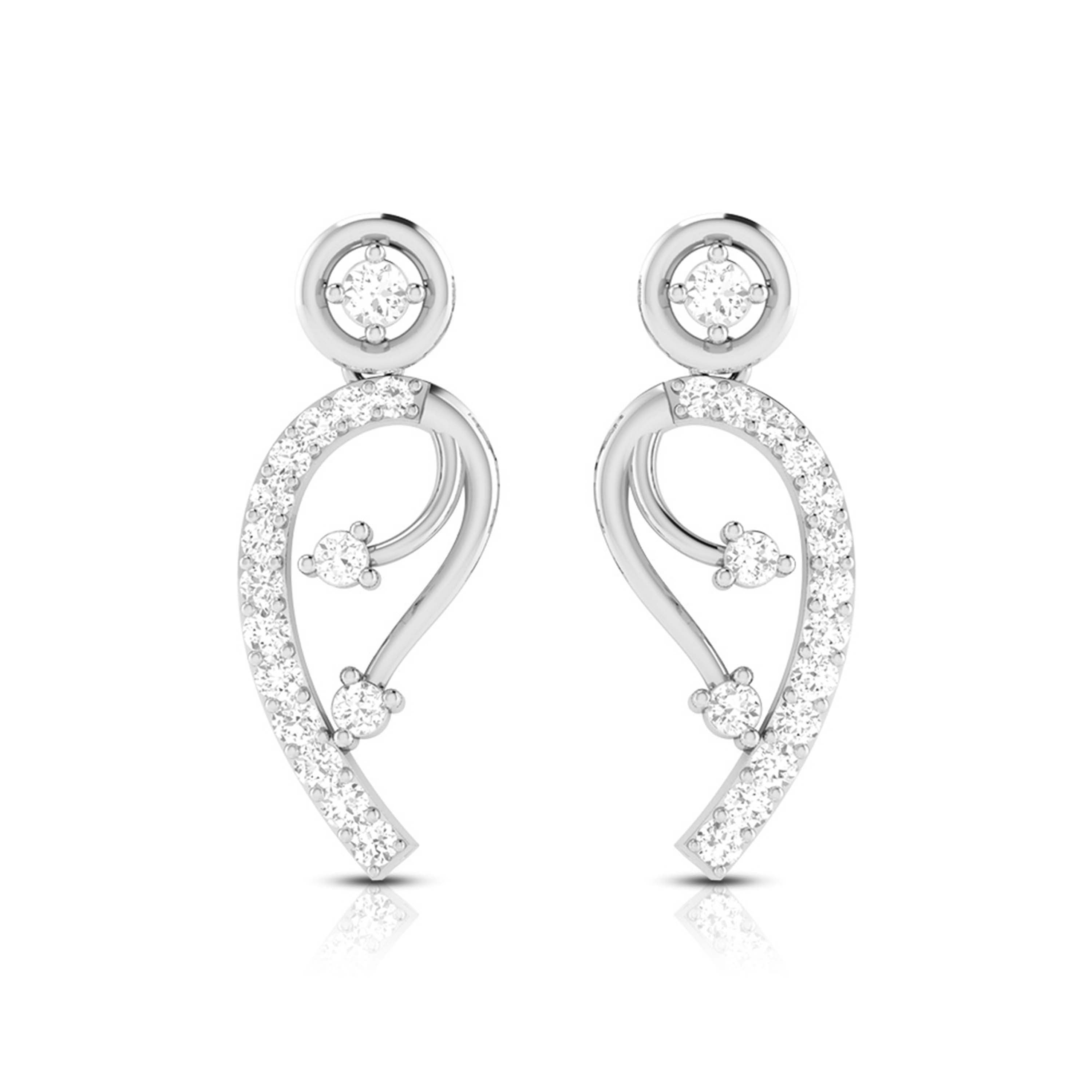 Latest earrings design Headliner Lab Grown Diamond Earrings Fiona Diamonds