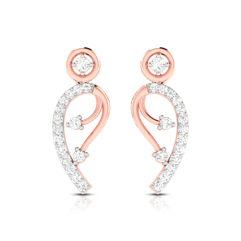 Latest earrings design Headliner Lab Grown Diamond Earrings Fiona Diamonds