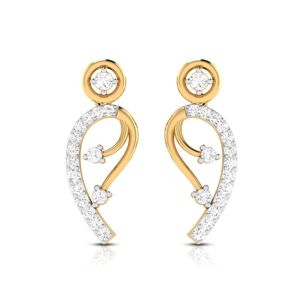 Latest earrings design Headliner Lab Grown Diamond Earrings Fiona Diamonds