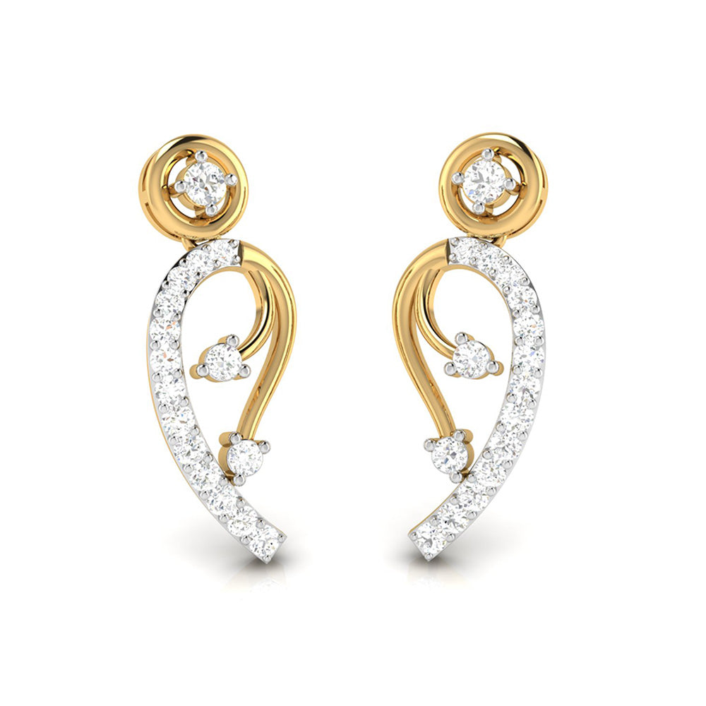 Latest earrings design Headliner Lab Grown Diamond Earrings Fiona Diamonds