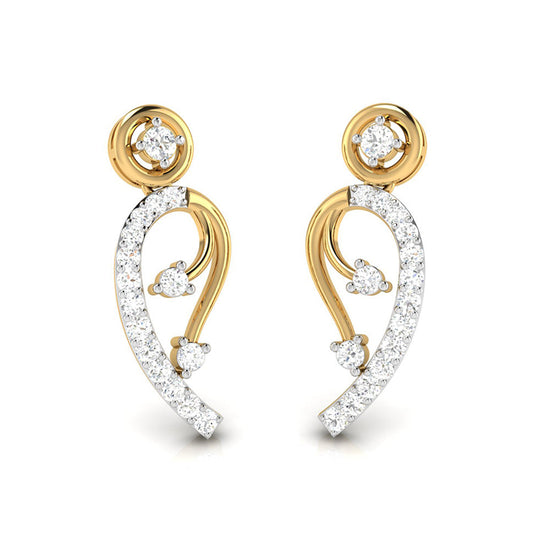 Latest earrings design Headliner Lab Grown Diamond Earrings Fiona Diamonds