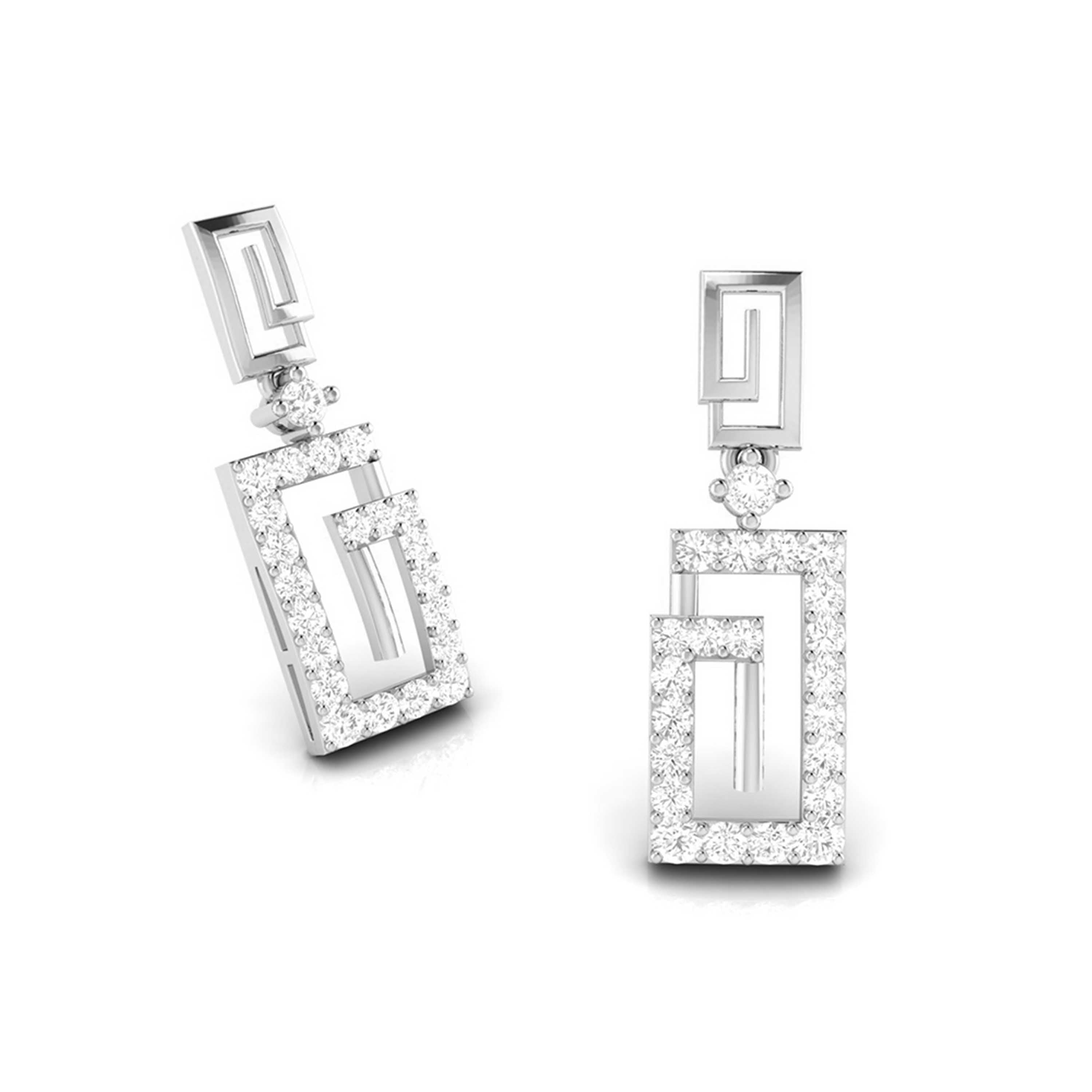 Designer earrings collection Swelte Lab Grown Diamond Earrings Fiona Diamonds