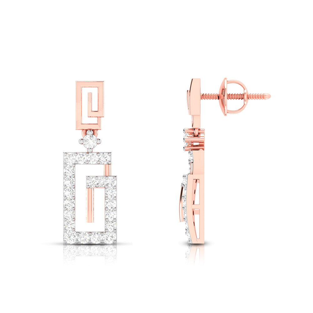Designer earrings collection Swelte Lab Grown Diamond Earrings Fiona Diamonds