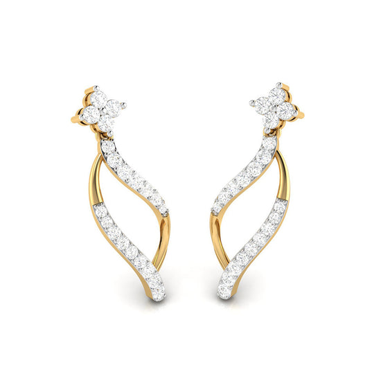 Designer earrings collection Luminary Lab Grown Diamond  Earrings Fiona Diamonds