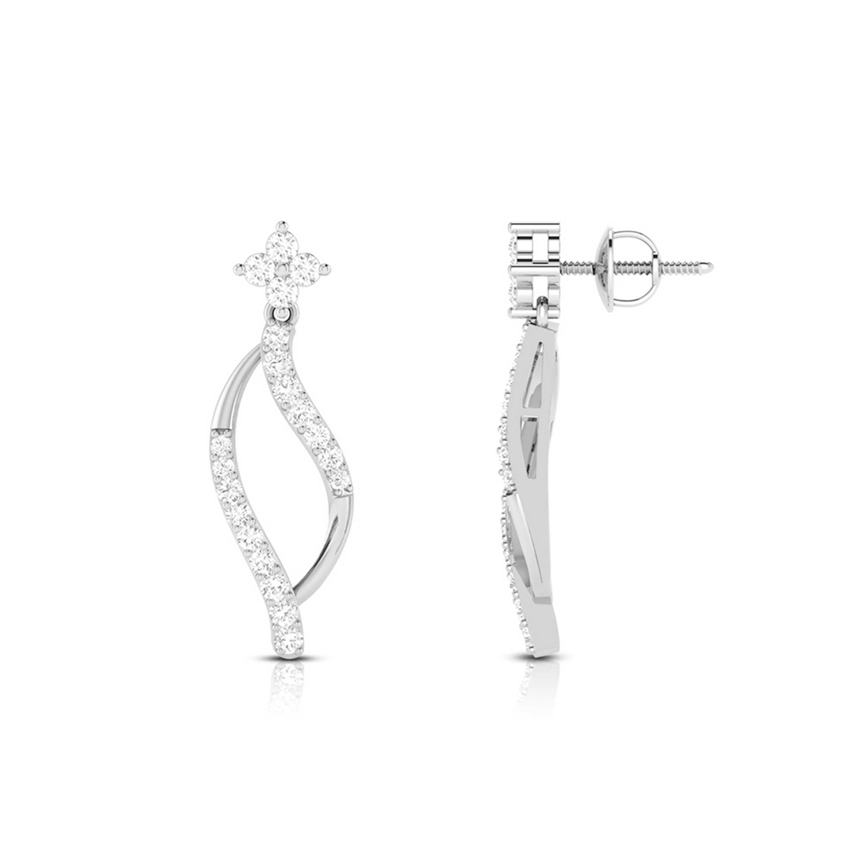 Designer earrings collection Luminary Lab Grown Diamond  Earrings Fiona Diamonds