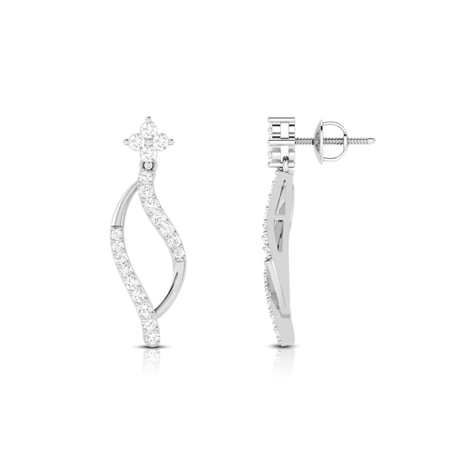 Designer earrings collection Luminary Lab Grown Diamond  Earrings Fiona Diamonds
