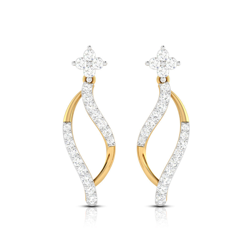 Designer earrings collection Luminary Lab Grown Diamond  Earrings Fiona Diamonds