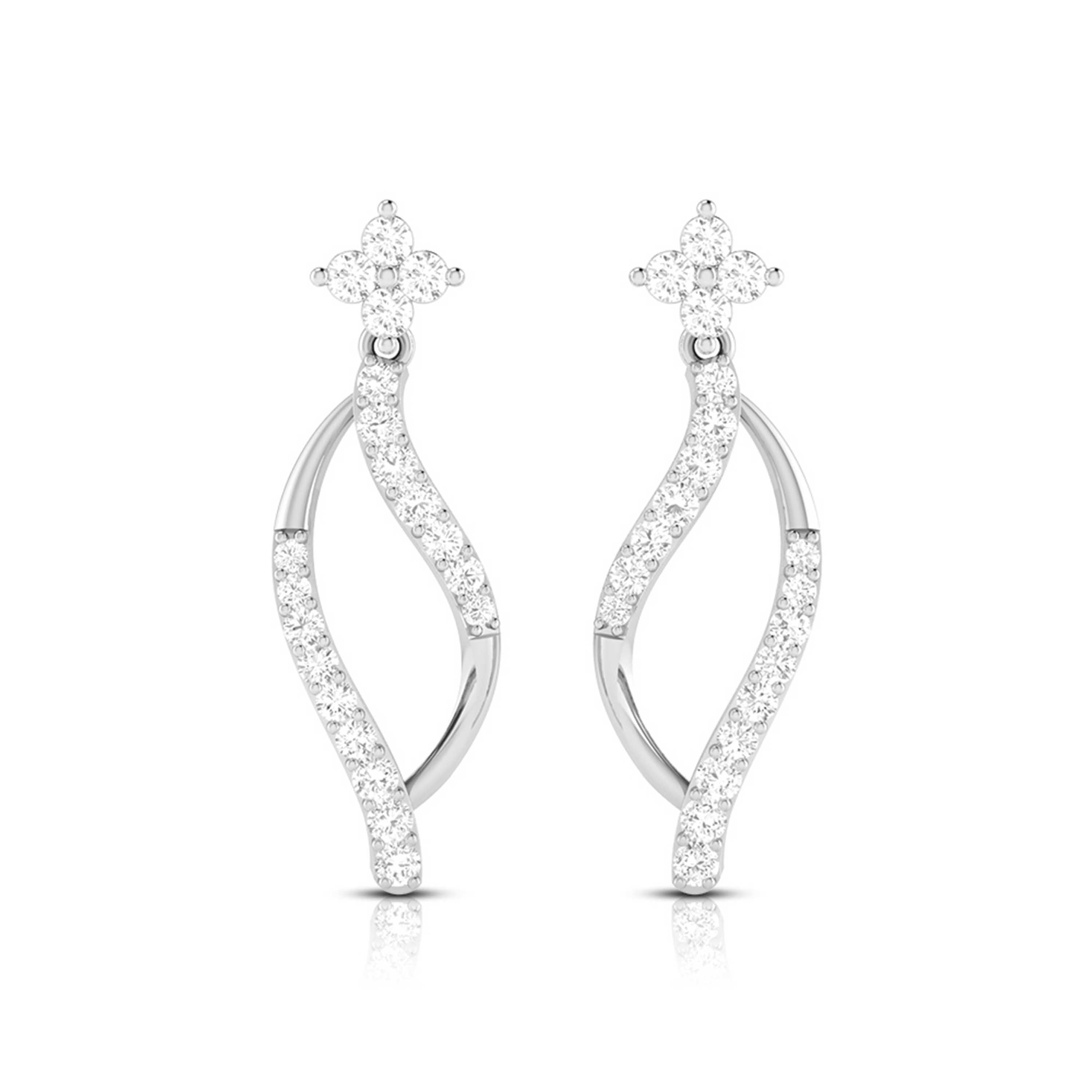 Designer earrings collection Luminary Lab Grown Diamond  Earrings Fiona Diamonds