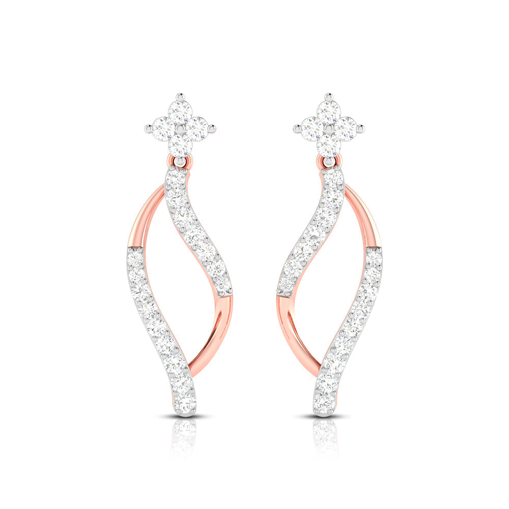 Designer earrings collection Luminary Lab Grown Diamond  Earrings Fiona Diamonds