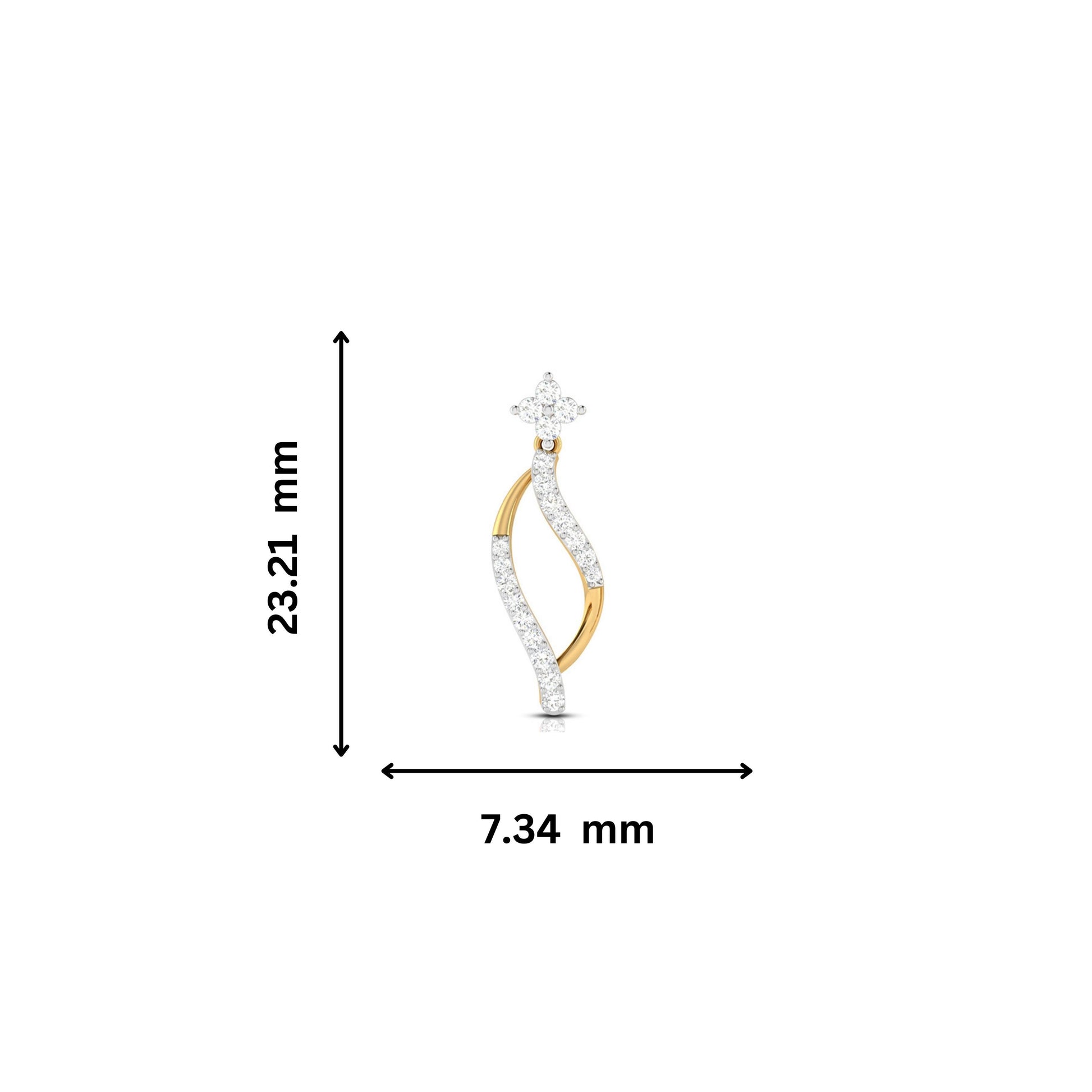 Designer earrings collection Luminary Lab Grown Diamond  Earrings Fiona Diamonds
