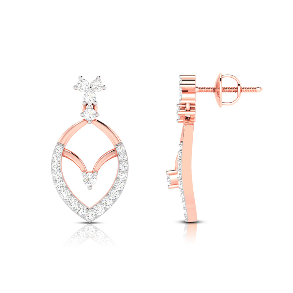 Small earrings design Empress Lab Grown Diamond Earrings Fiona Diamonds
