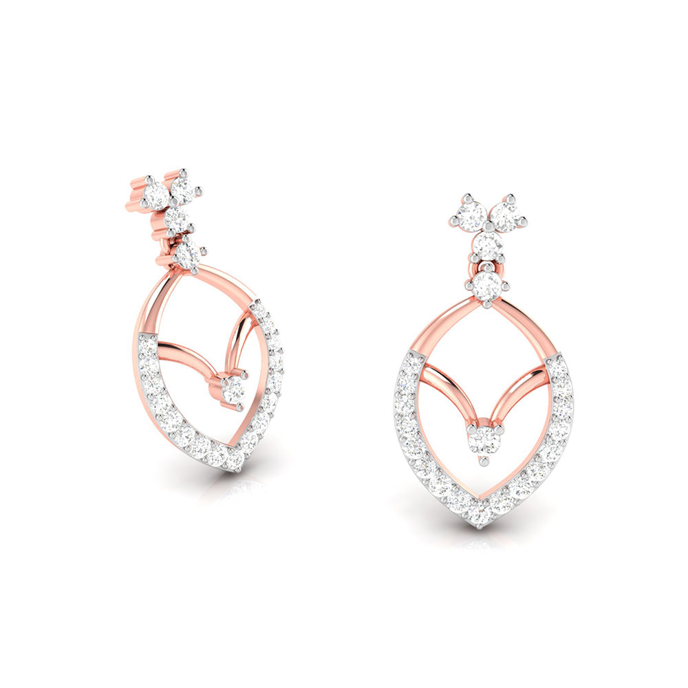 Small earrings design Empress Lab Grown Diamond Earrings Fiona Diamonds