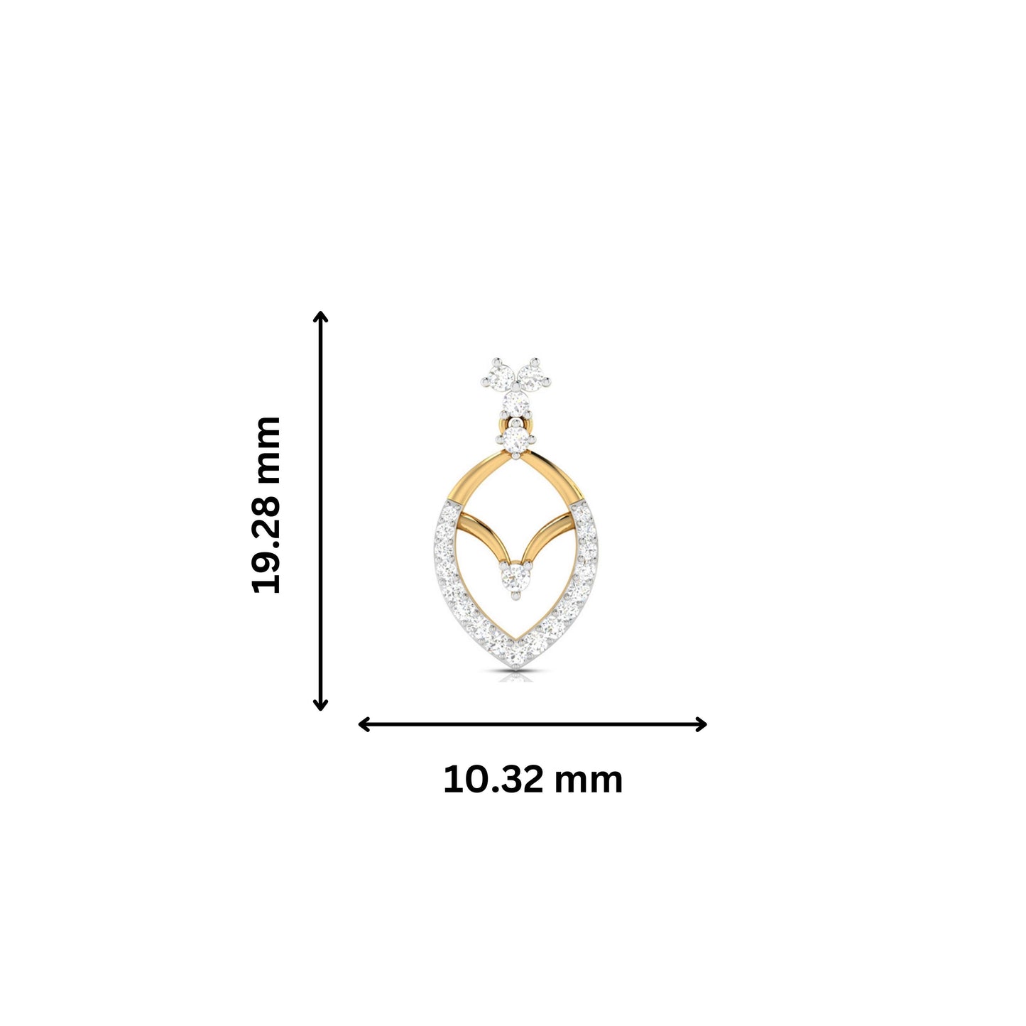 Small earrings design Empress Lab Grown Diamond Earrings Fiona Diamonds