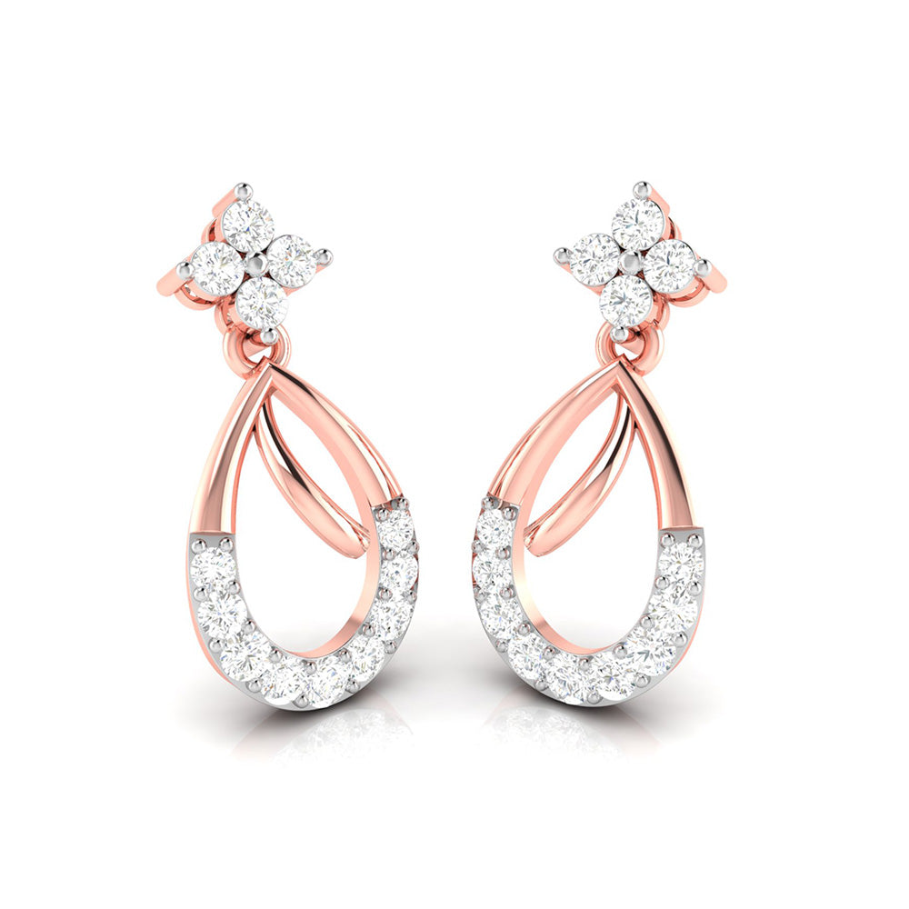 Fancy earrings design Conjecture Lab Grown Diamond Earrings Fiona Diamonds