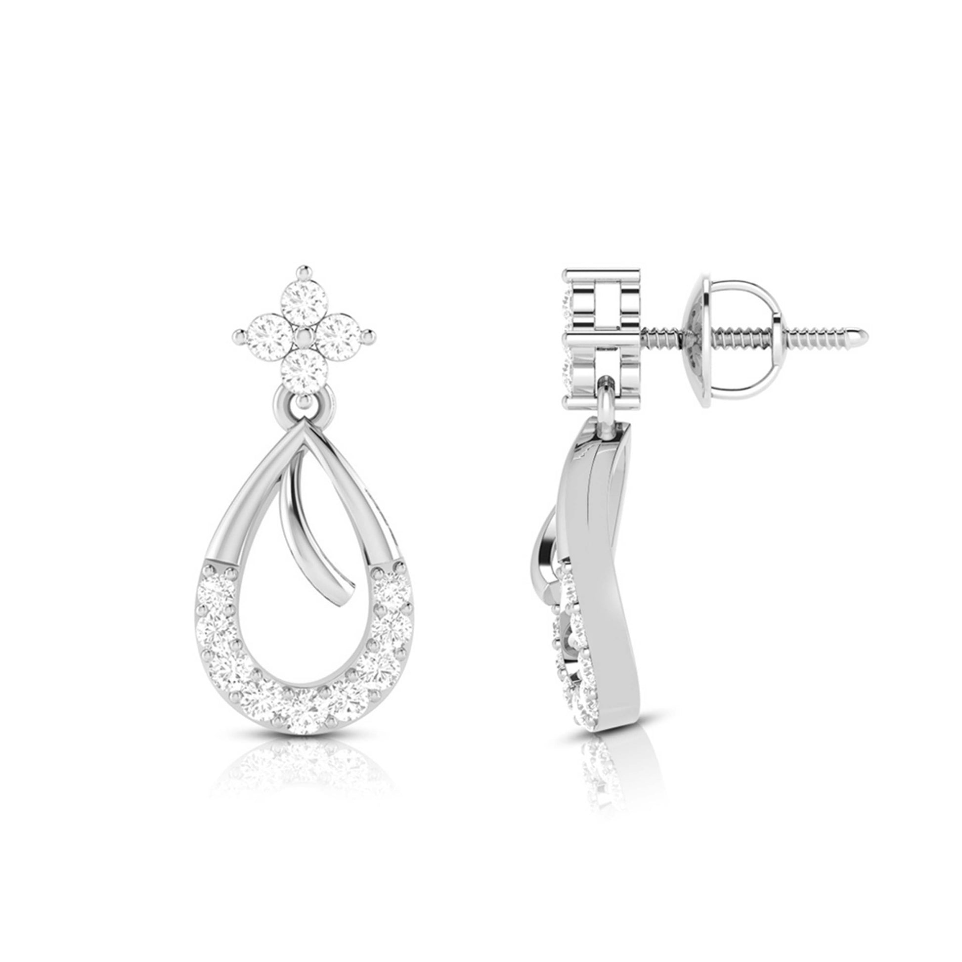 Fancy earrings design Conjecture Lab Grown Diamond Earrings Fiona Diamonds