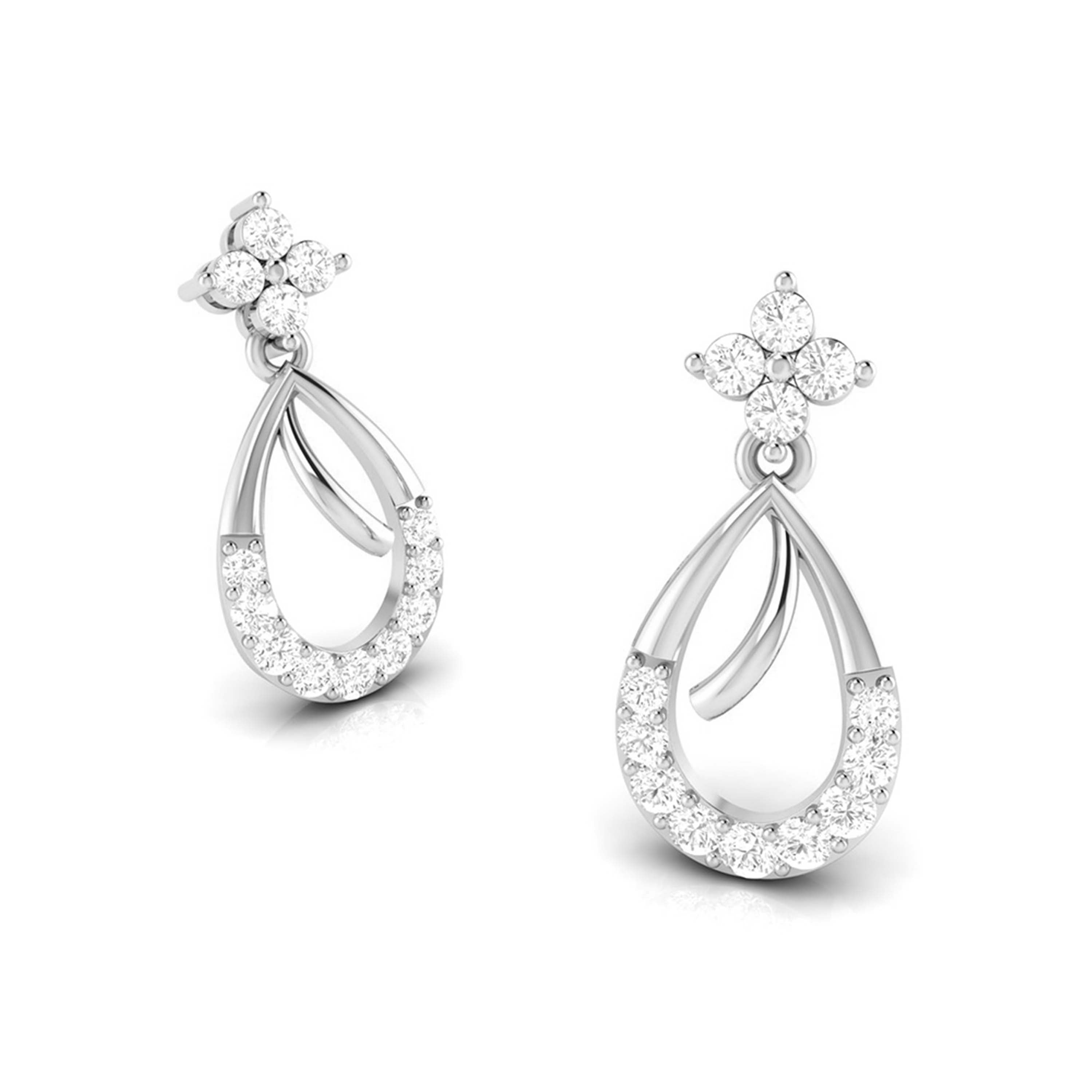 Fancy earrings design Conjecture Lab Grown Diamond Earrings Fiona Diamonds