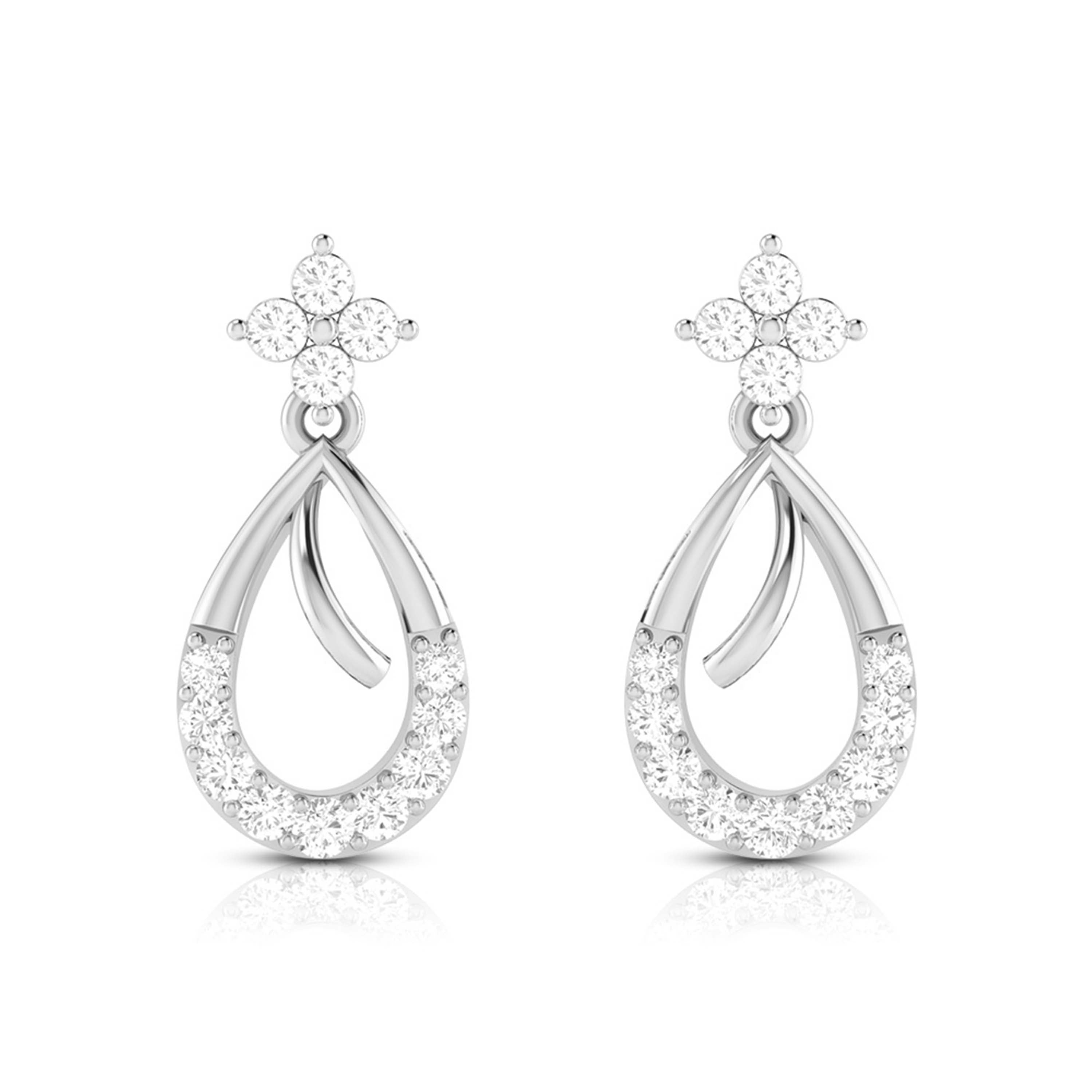 Fancy earrings design Conjecture Lab Grown Diamond Earrings Fiona Diamonds