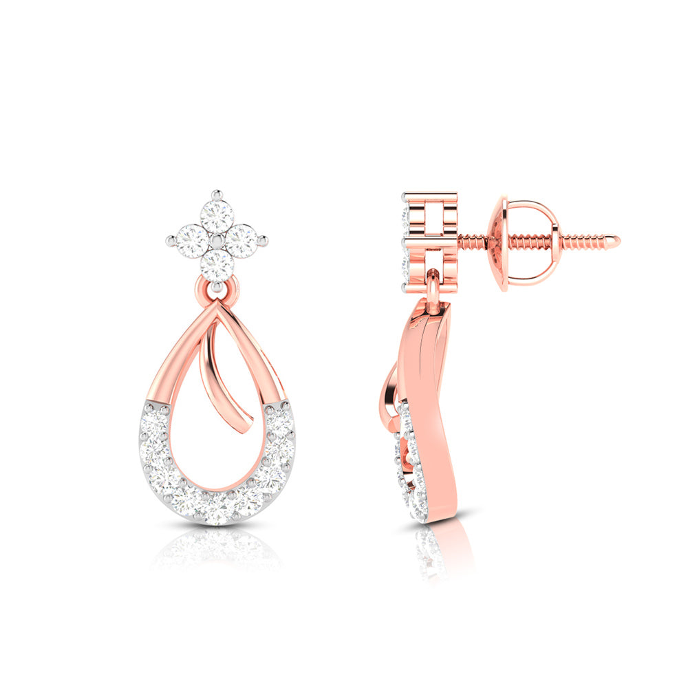 Fancy earrings design Conjecture Lab Grown Diamond Earrings Fiona Diamonds