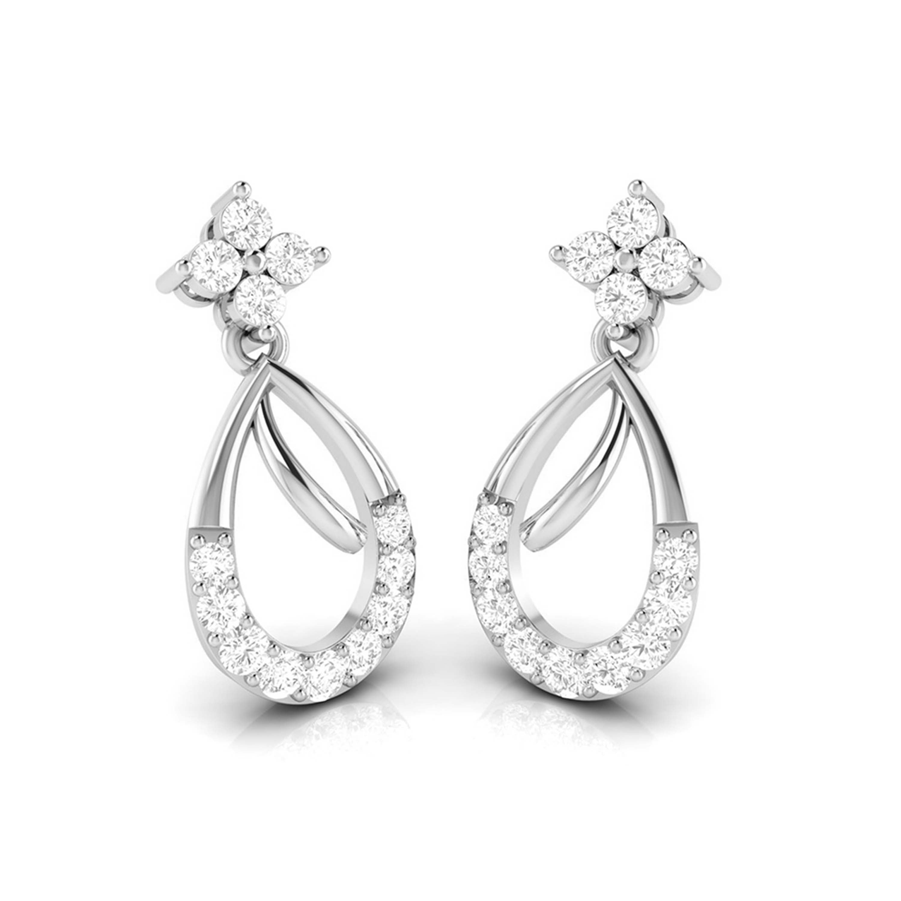 Fancy earrings design Conjecture Lab Grown Diamond Earrings Fiona Diamonds