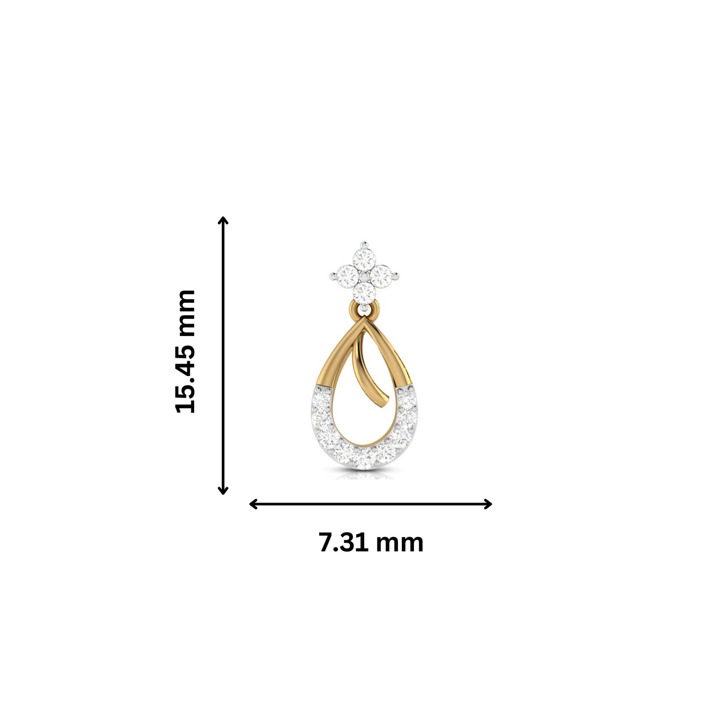 Fancy earrings design Conjecture Lab Grown Diamond Earrings Fiona Diamonds