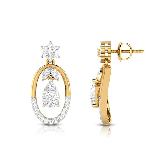 Load image into Gallery viewer, Earrings flower design Rhapsody Lab Grown Diamond Earrings Fiona Diamonds
