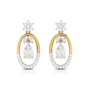 Earrings flower design Rhapsody Lab Grown Diamond Earrings Fiona Diamonds