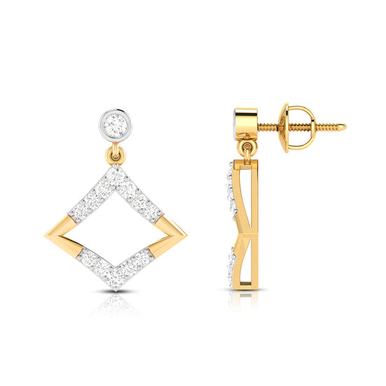 Fancy earrings design Sylvan Lab Grown Diamond Earrings Fiona Diamonds