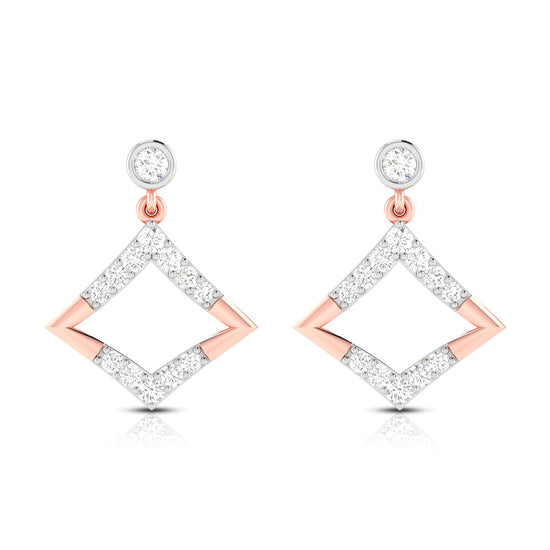 Fancy earrings design Sylvan Lab Grown Diamond Earrings Fiona Diamonds