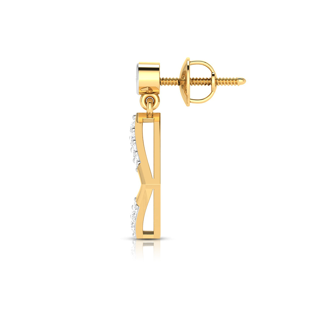 Fancy earrings design Sylvan Lab Grown Diamond Earrings Fiona Diamonds