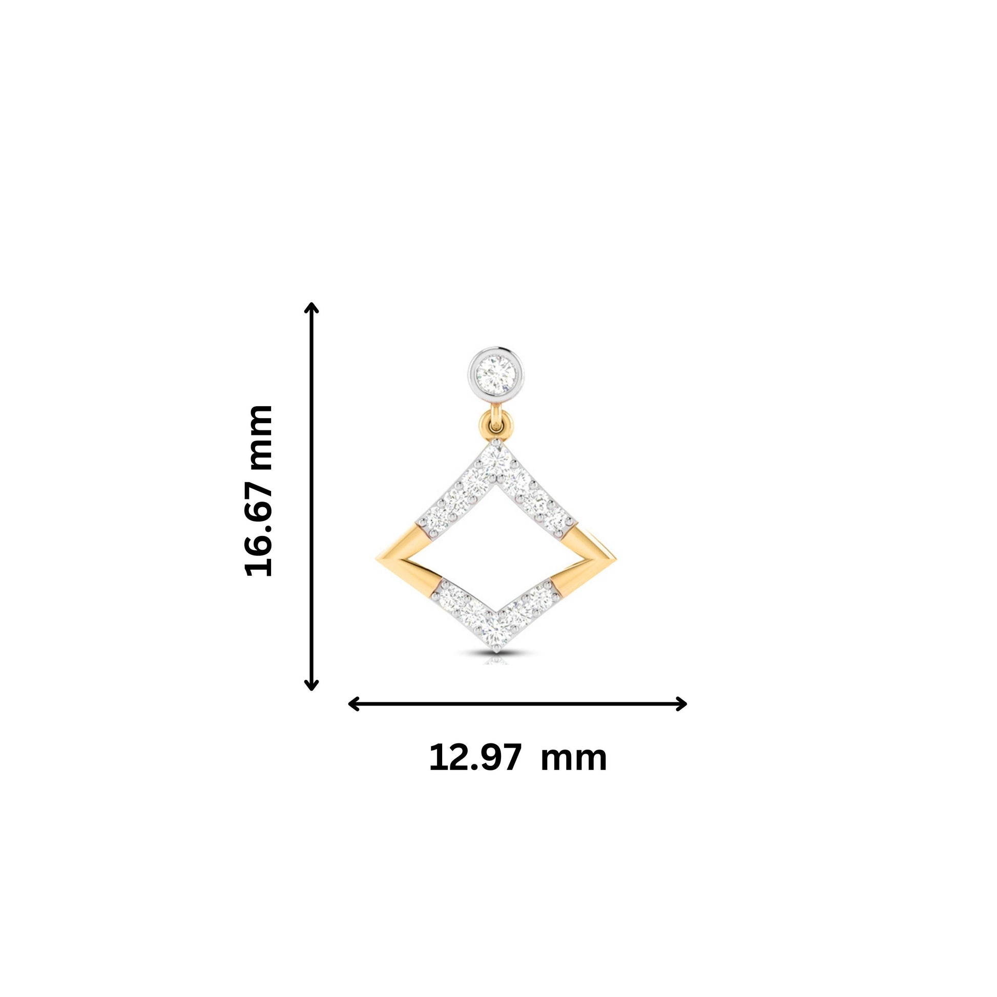 Fancy earrings design Sylvan Lab Grown Diamond Earrings Fiona Diamonds