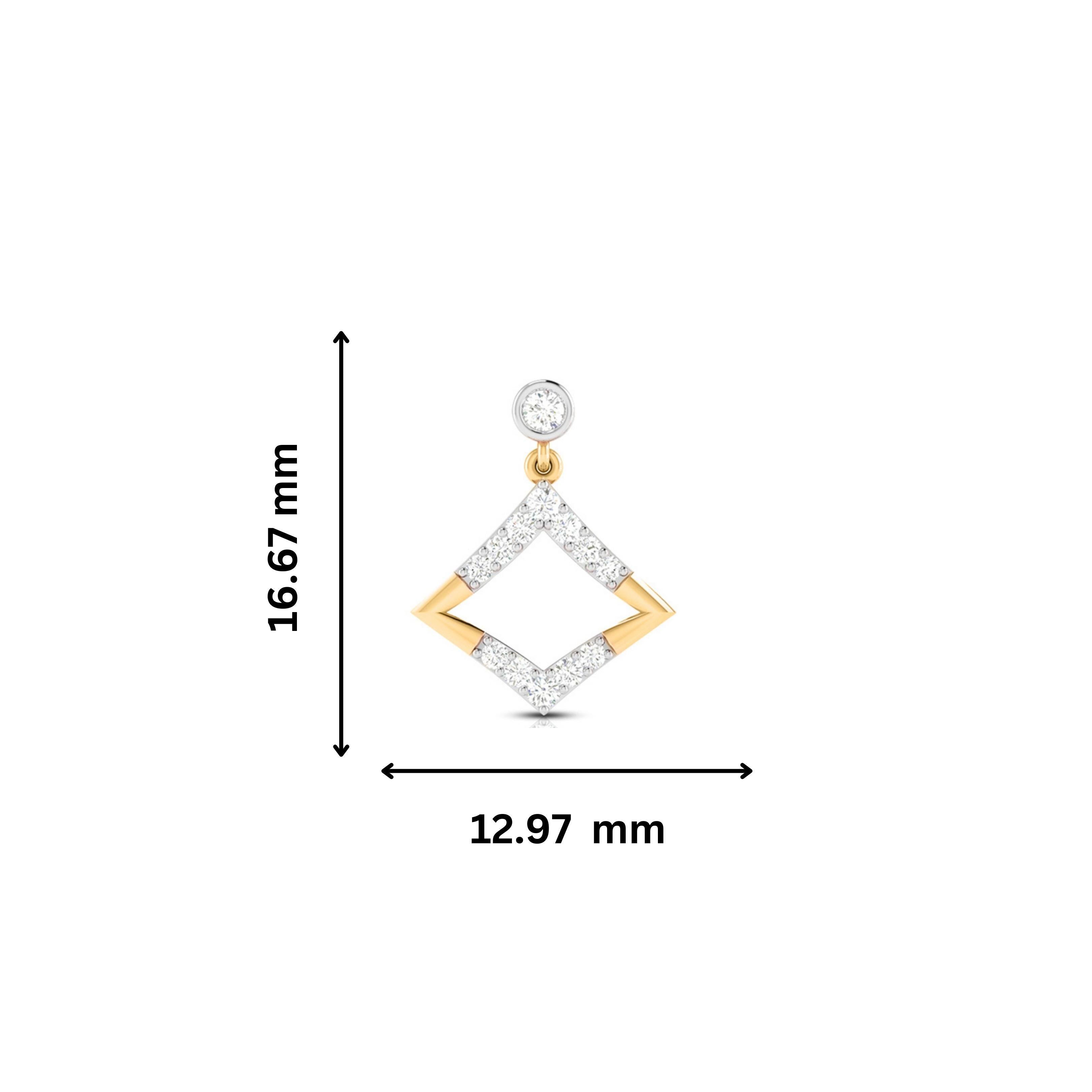 Fancy earrings design Sylvan Lab Grown Diamond Earrings Fiona Diamonds
